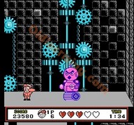 une photo d'Ã©cran de Pizza Pop sur Nintendo Nes